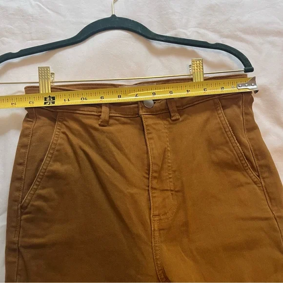 Everlane The Slim Leg Crop Pants Regular Mustard Women’s Size 2 - Picture 6 of 11